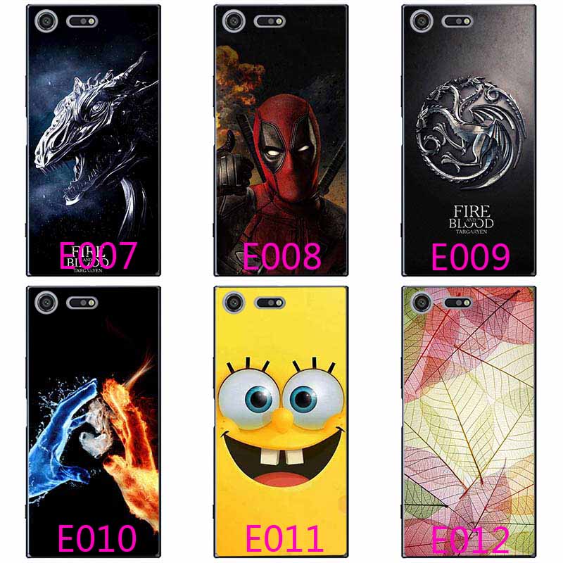 Ốp điện thoại Silicon TPU mềm hoạ tiết hoạt hình anime nhiều màu sắc cho Sony Xperia XZ Premium
