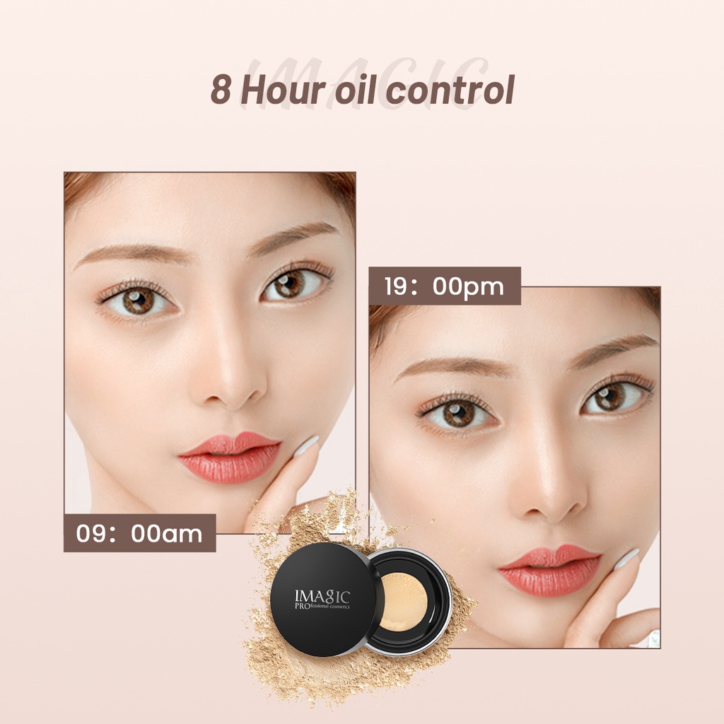Phấn phủ IMAGIC trang điểm sáng da kiềm dầu hiệu quả 75g
