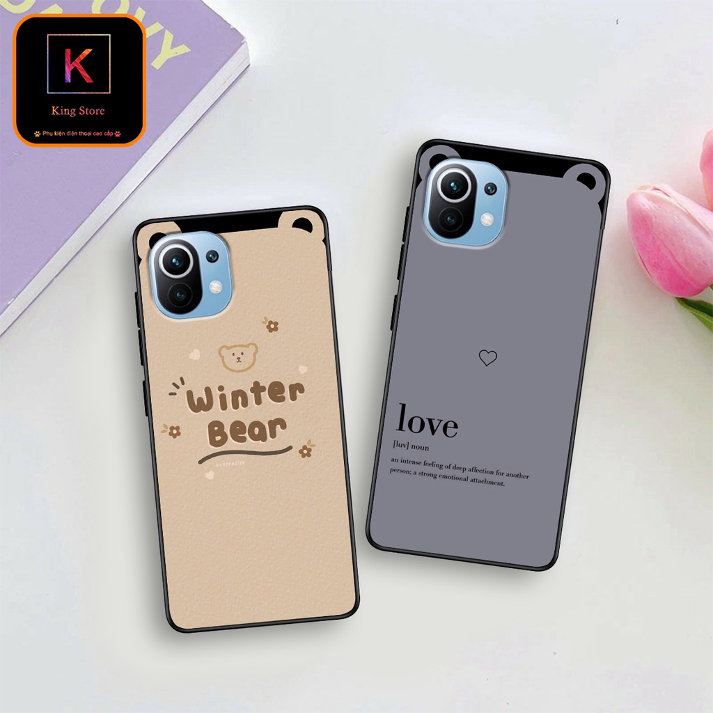Ốp lưng Xiaomi Mi 11 Lite - Mi 11 Lite 5G - Mi 11 Lite 5G NE - Ốp in hình tai thỏ siêu dễ thương
