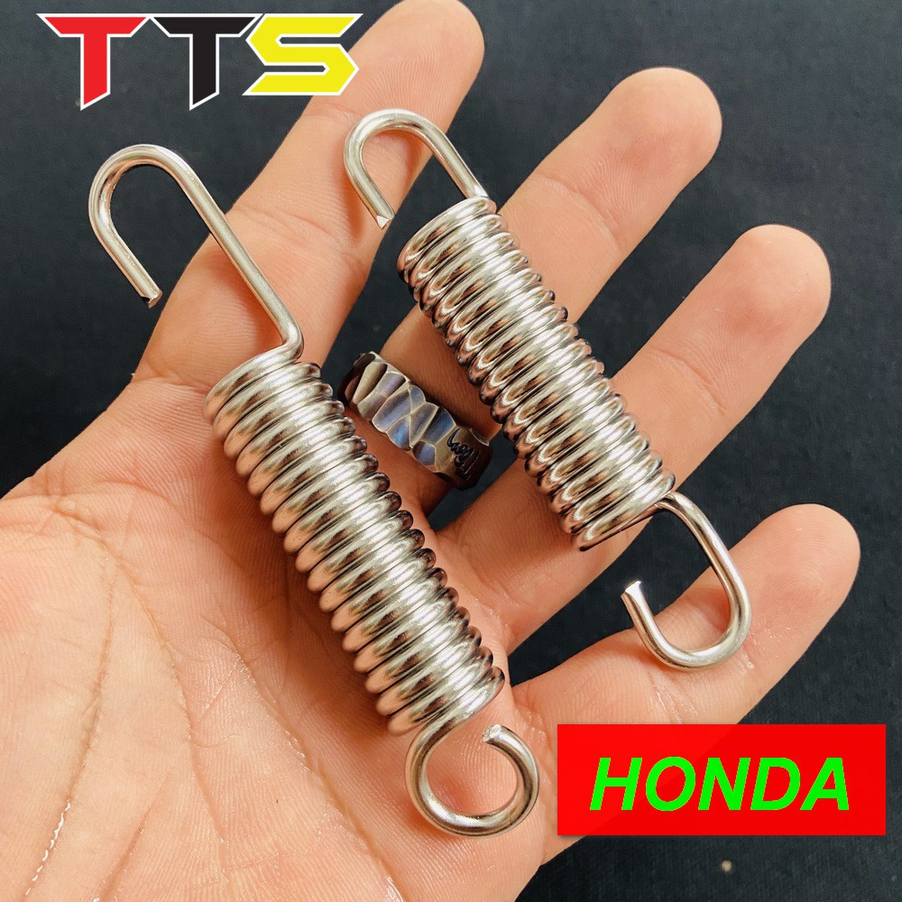 LÒ XO INOX 304 CHỐNG NGHIÊNG, CHỐNG ĐỨNG CHO CÁC DÒNG XE HONDA NHƯ WAVE, DREAM, SONIC