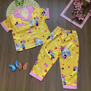 (8-35kg)bộ pijama lụa gấm cho bé