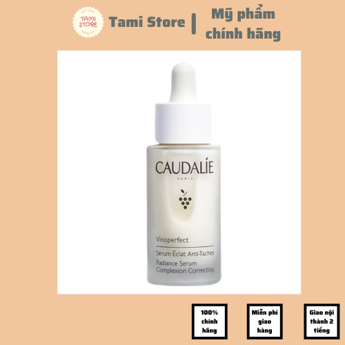Serum Giảm Nám, Trắng Sáng Da Caudalie Vinoperfect Anti Taches 30ml Hàng Pháp Chuẩn Chính Hãng