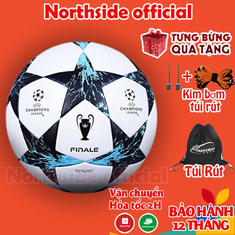 Quả bóng đá Đúc Champions Size số 5 ( loại 4 lớp ) - Bảo hành 12 tháng HÀNG MỚI VỀ