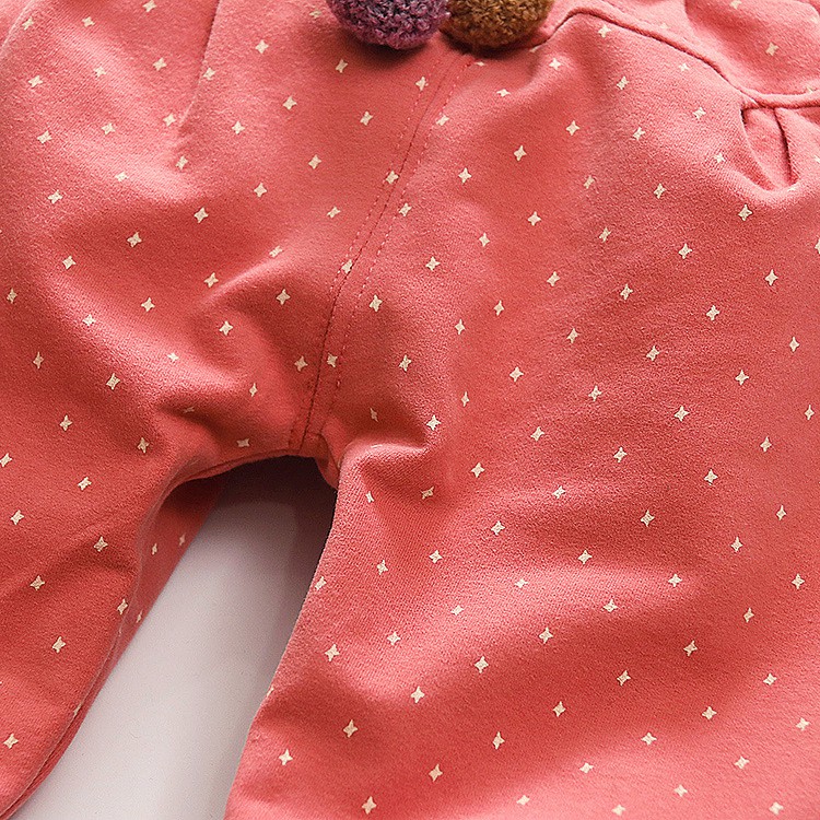 Quần bo chun bèo họa tiết dễ thương bé gái size 10-17kg