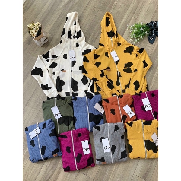 Áo Khoác Bò Sữa Siêu Hot