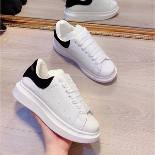 Giày sneaker MC QUEEN gót đen trơn hàng rẻ