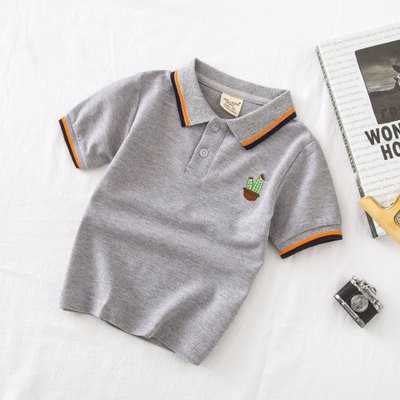 Áo polo bé trai WELLKIDS chất cotton mềm mịn nhiều màu sắc ATP2