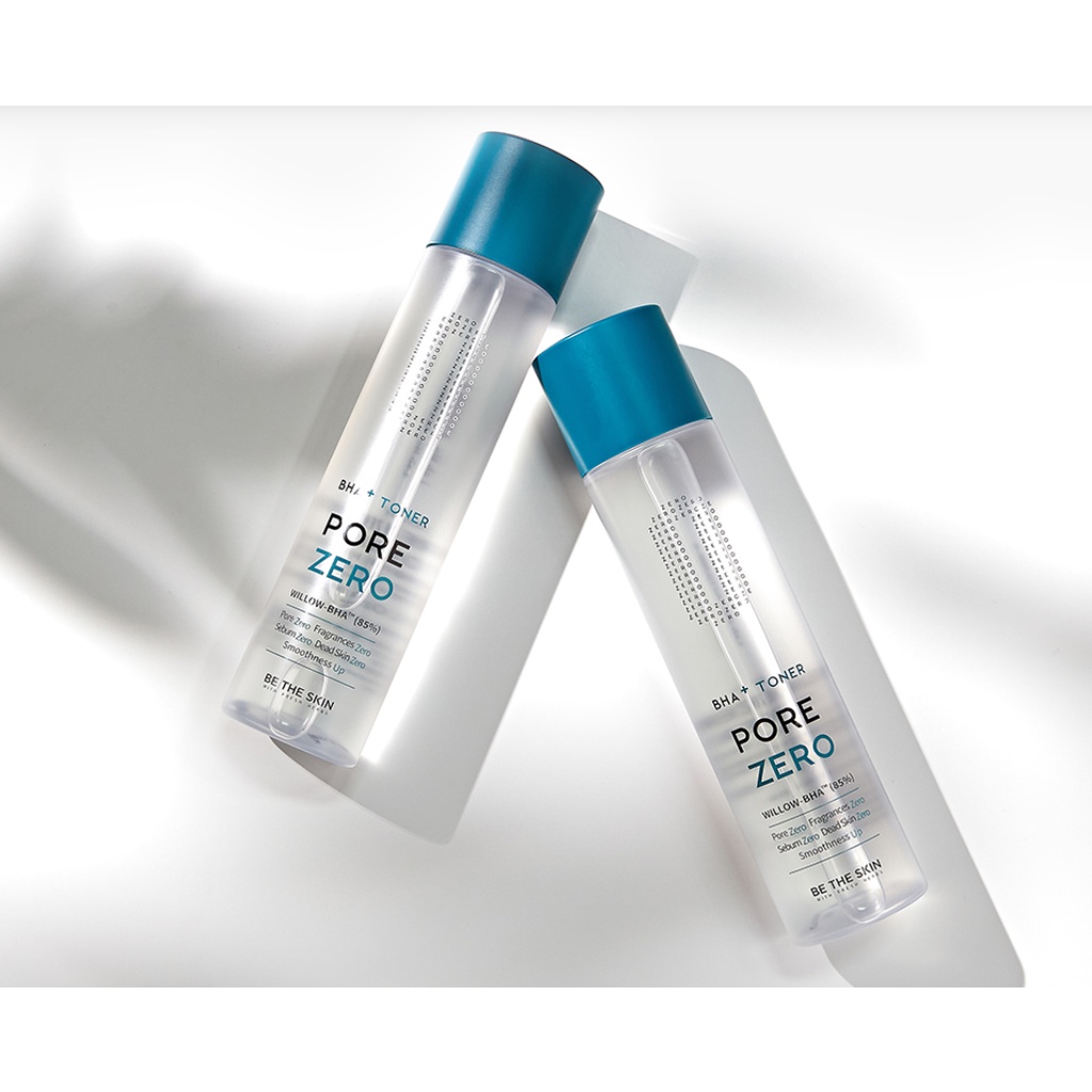 Nước hoa hồng tẩy tế bào chết làm sạch da, giảm bã nhờn và se khít lỗ chân lông Be The Skin BHA+ PORE ZERO Toner 150ml