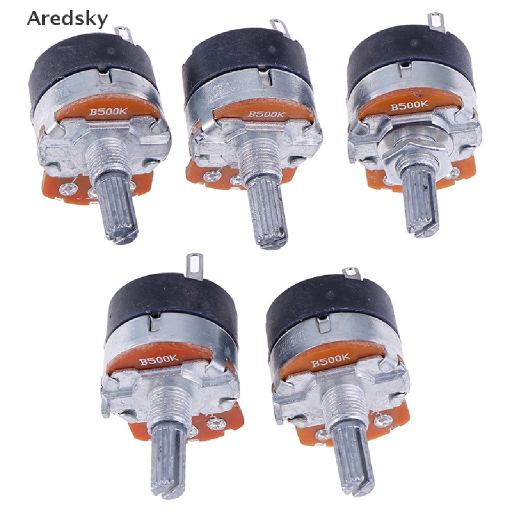 Set 5 Chiết Áp Tuyến Tính B500K WH138-4 Ohm Có Công Tắc