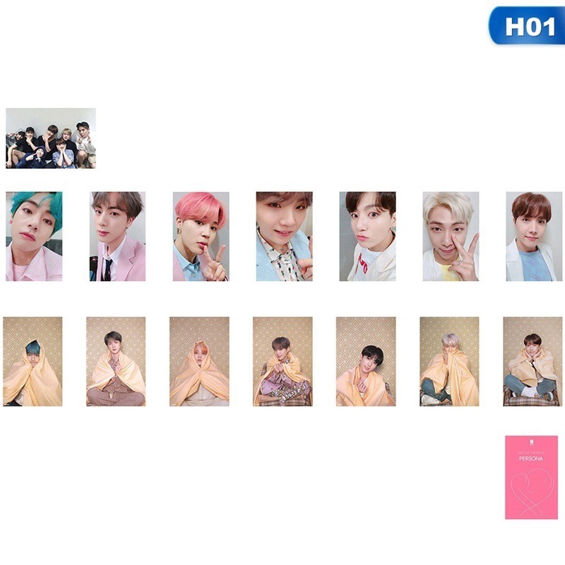 Hộp 16 / 32 Ảnh Lomo Card Suga Jungkook Nhóm Bts