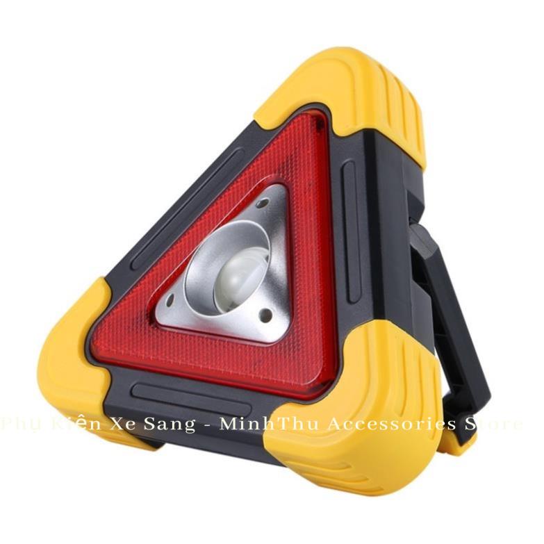 Đèn LED Cảnh Báo Nguy Hiểm Đa Năng Hình Tam Giác Kiêm Pin Sạc Dự Phòng Cho Ô Tô Xe Hơi