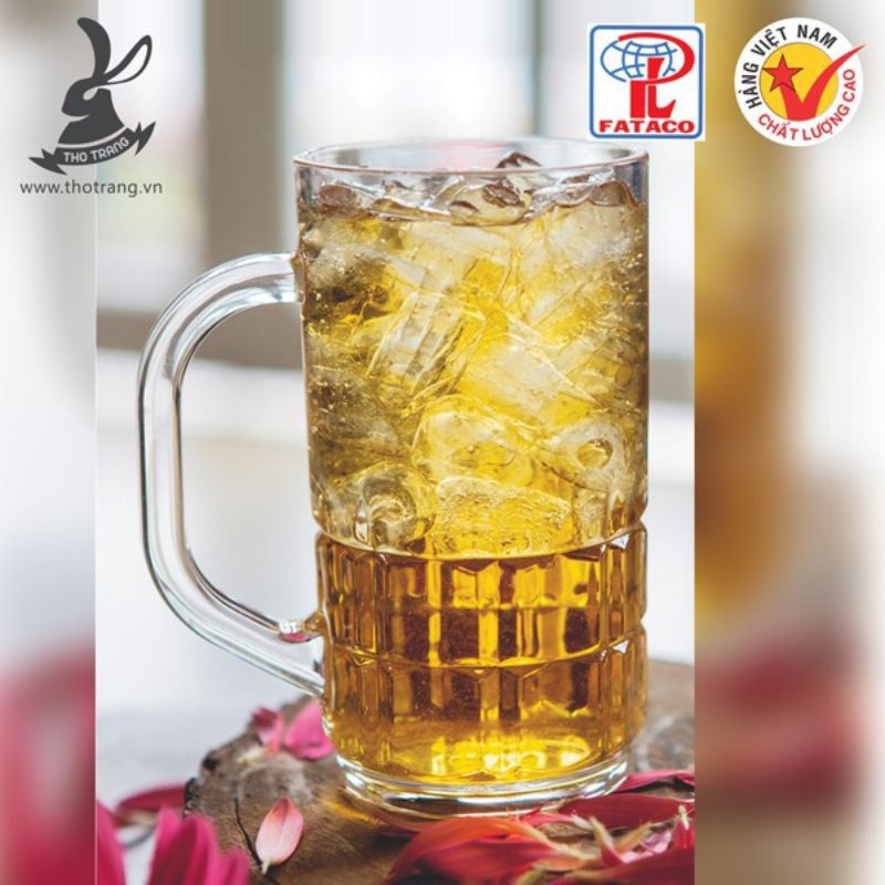 Cốc uống bia giả thủy tinh cao cấp 6B