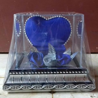 Nơi Mới Seserah / Hộp Đựng Nhẫn Dowry Mica.