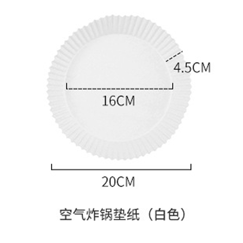 Set 100 Giấy Lót Hấp Bánh Chống Dính Dùng Một Lần Kích Thước 20cm