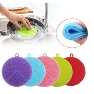 Combo 5 Miếng Rửa Bát, Rửa Chén, Rửa Xoong Đa Năng Silicon