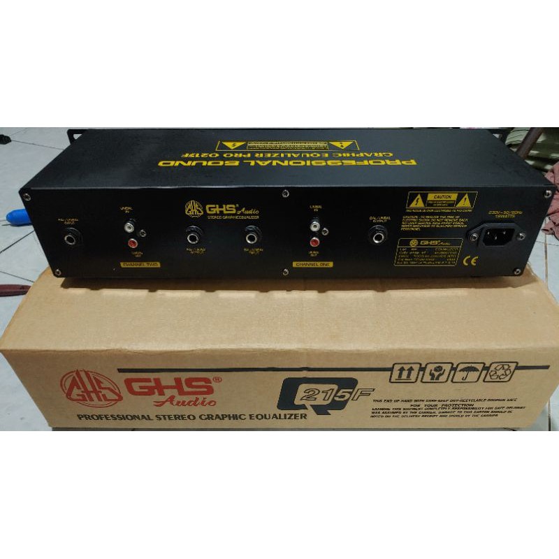 Lọc xì Equalizer GHS Q215F 2 kênh 15 band tần chính hãng giá rẻ