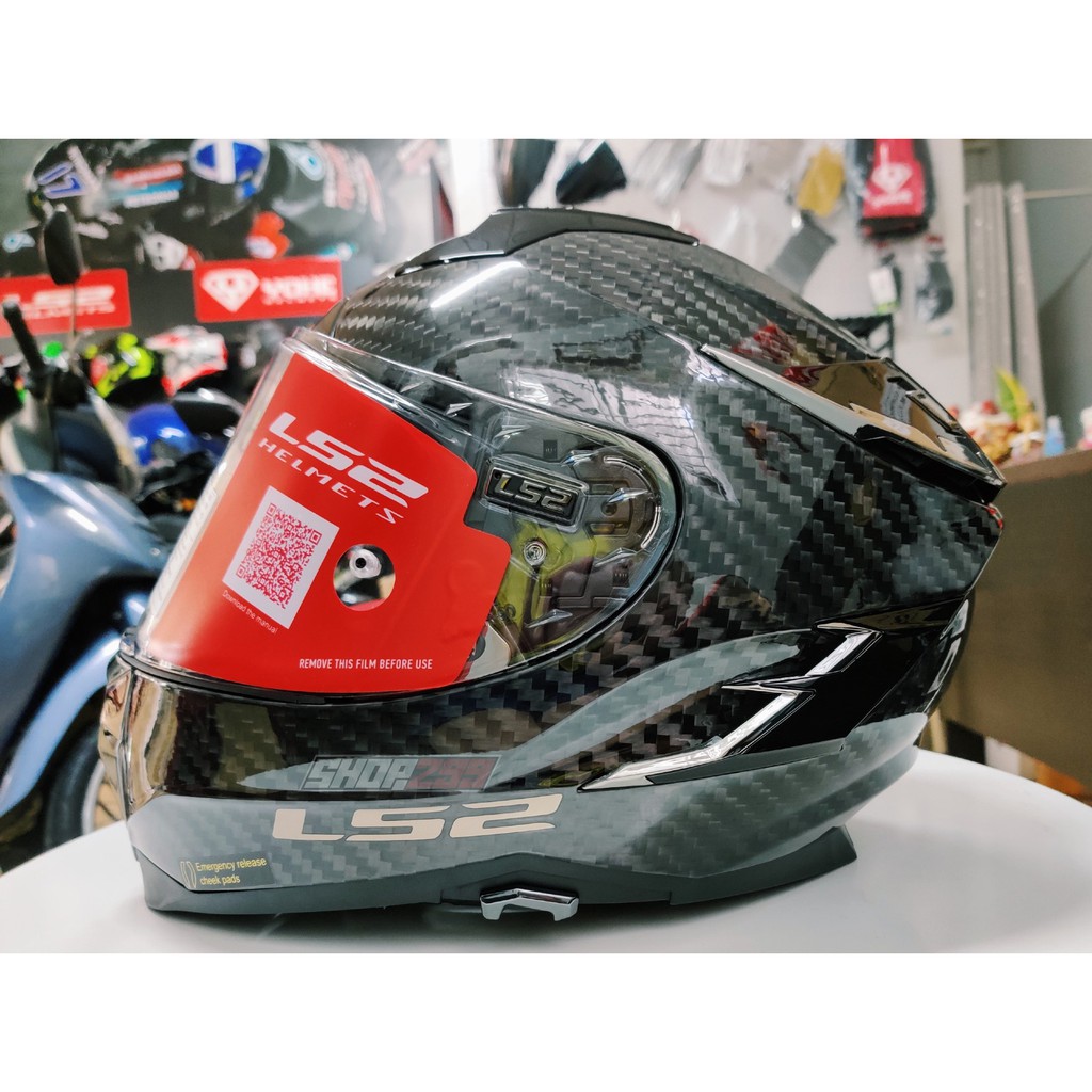 Mũ Bảo Hiểm Fullface LS2 FF327 Challenger CT2 Carbon