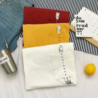 Áo thun cotton tay lỡ format rộng