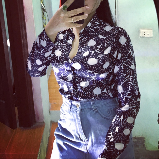 Sơ mi lụa sale( ảnh thật )