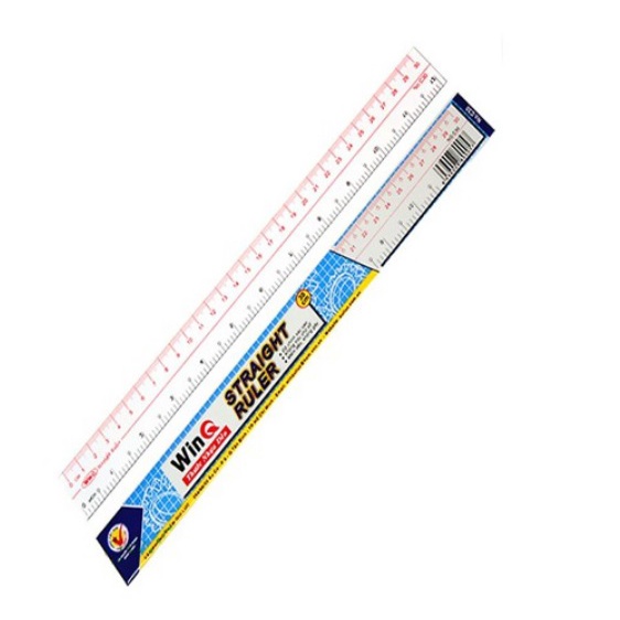 Thước Nhựa Dẻo WinQ No.C15 / C20 / C30 - 15cm, 20cm, 30cm - 1 cây