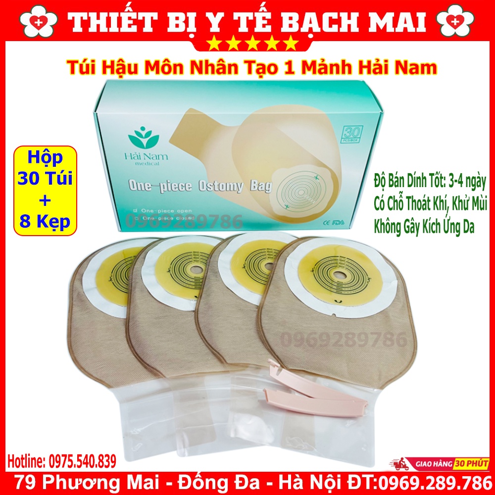 Túi Hậu Môn Nhân Tạo Một Mảnh Loại Đục Hải Nam