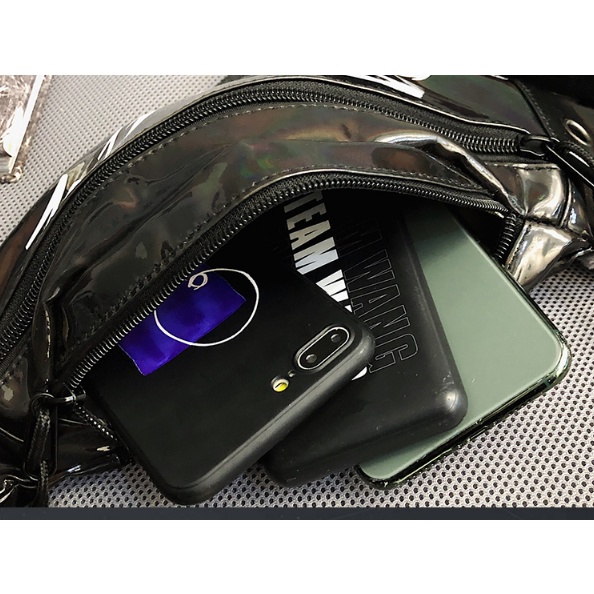 [Túi đeo chéo thời trang unisex] [Túi đeo nam nữ đi du lịch mini phong cách đường phố phản quang chất da chống nước] | BigBuy360 - bigbuy360.vn