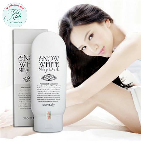 [Tặng sample kem trắng da Snow White] Kem dưỡng trắng body SECRET KEY Snow White Milky Pack 200g