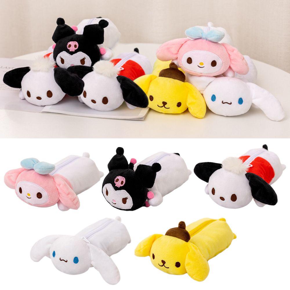 LANSEL Túi Đựng Bút Hình Thú Nhồi Bông Dễ Thương Sức Chứa Lớn