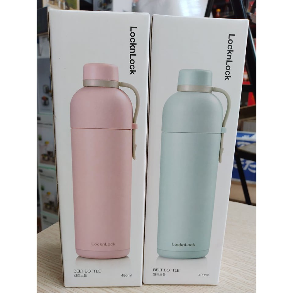 Bình giữ nhiệt LocknLock  Belt Bottle LHC4267 dung tích 490ml- mẫu mới chào sàn siêu yêu, hàng chính hãng.