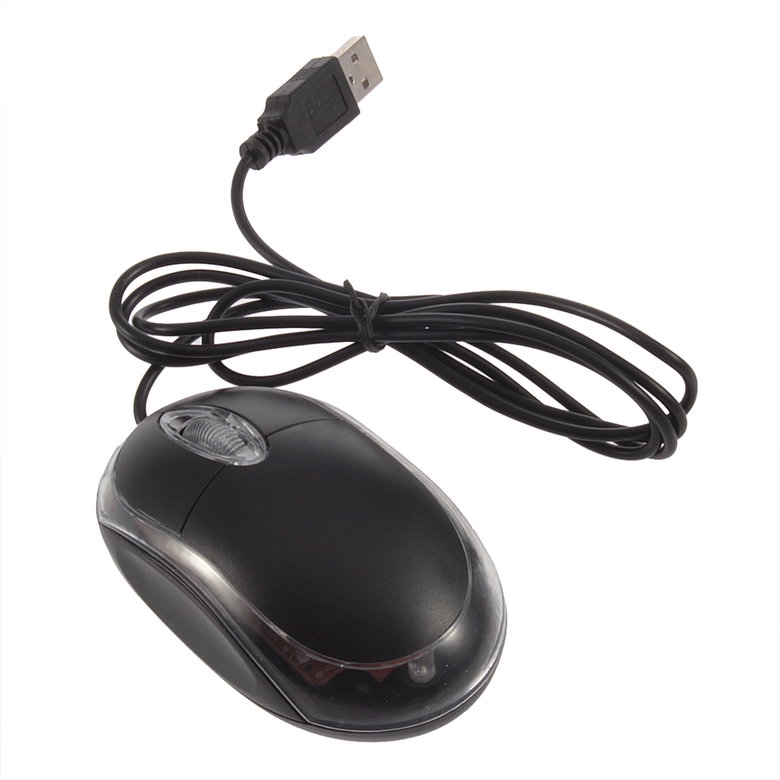 PK New 1.2M Tiny USB Optical Scroll Whell Mouse Mice For Dell For Asus Wired Mouse