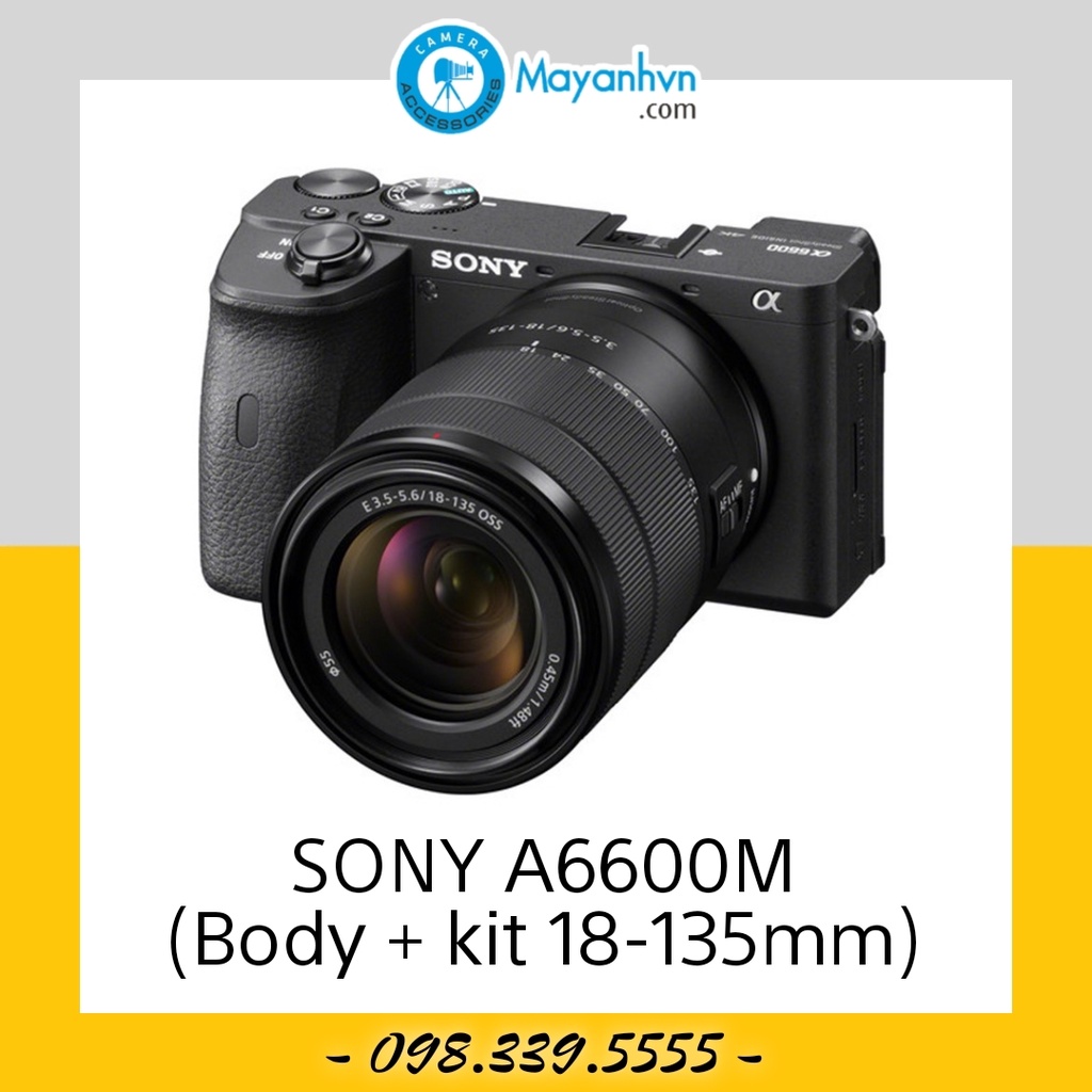 Máy ảnh Sony A6600 + lens 18-135mm ( hàng mới 100%)