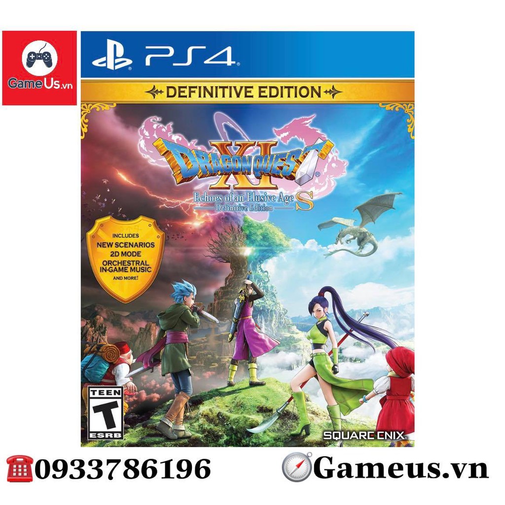 Đĩa game PS4 : Dragon Quest XI S: Echoes of an Elusive Age - Definitive Edition