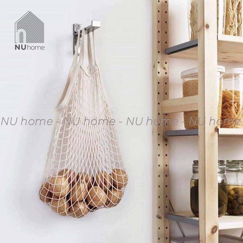 nuhome.vn | Túi lưới đựng trái cây đựng đồ tiện dụng, có thể tái sử dụng, phụ kiện chụp hình thời trang, đi biển - Risi