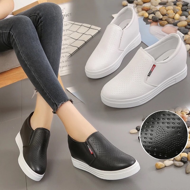 Giày nữ độn đế 6cm H24