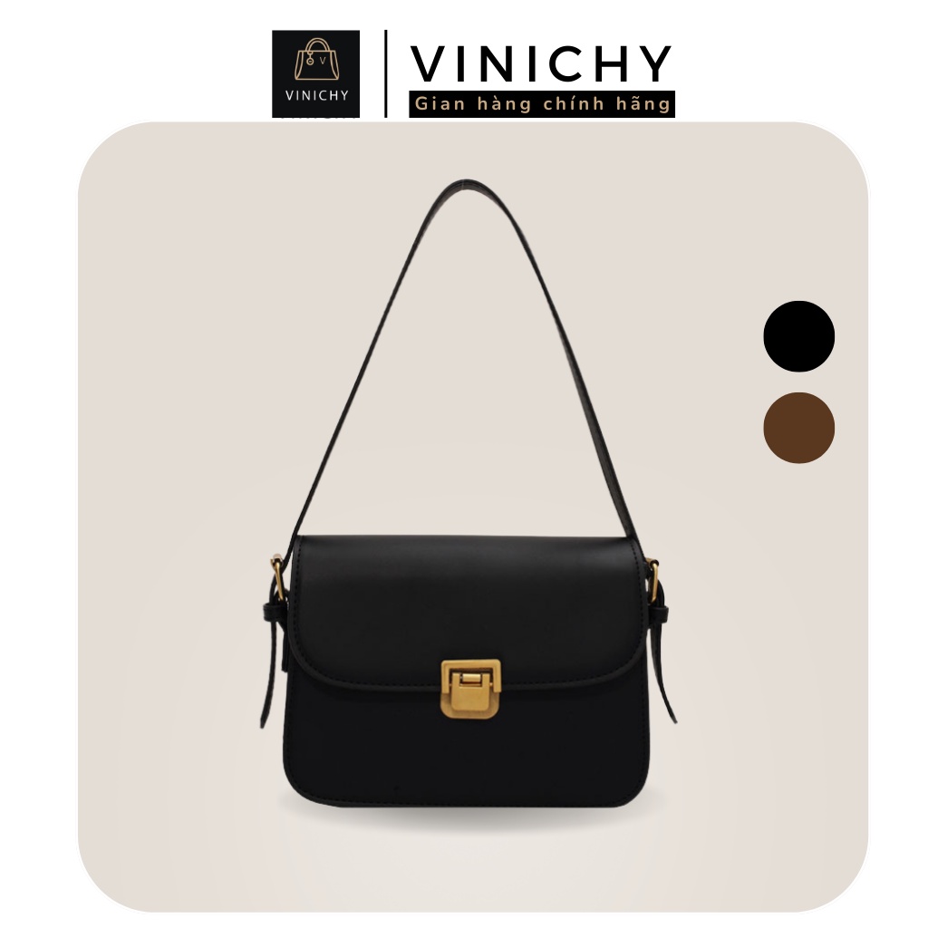 Túi xách nữ đeo chéo, đeo vai, túi đi chơi, đi học VINICHY, da đẹp, cao cấp size 24cm HA166