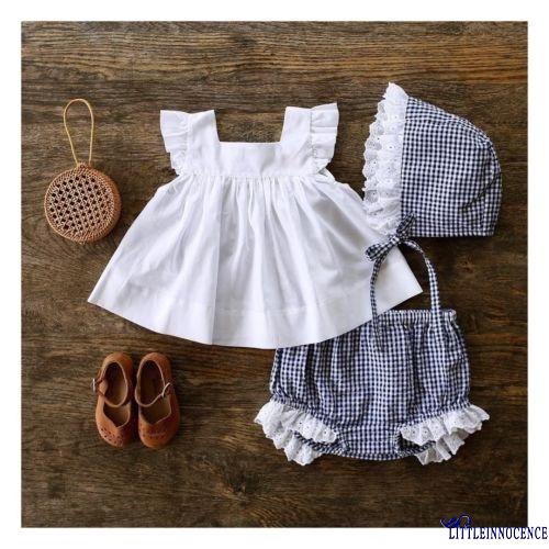 Set thời trang gồm áo và quần xinh xắn cho bé từ 0-24 tháng tuổi