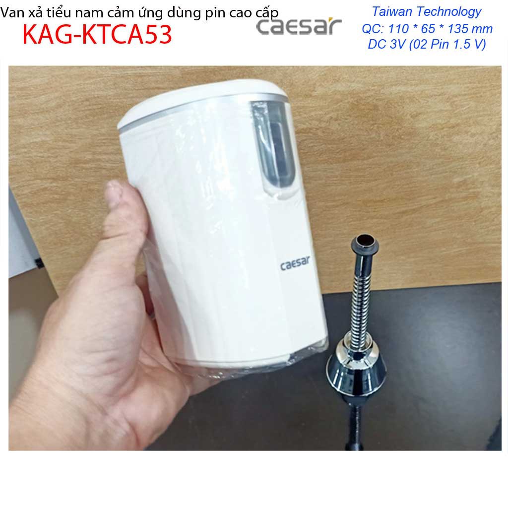 Xả tiểu cảm ứng Caesar KAG-KTCA53, xả cảm ứng bồn tiểu nam Caesar dùng pin sử dụng tốt