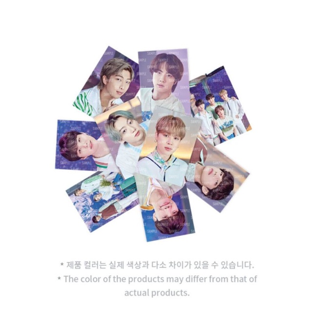 [BTS OFFICIAL] BỘ ẢNH | MINICARD SOOZOOWOO, SET 8 CHIẾC