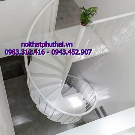 Thi công cầu thang xoáy, cầu thang xoắn ốc cho nhà nhỏ