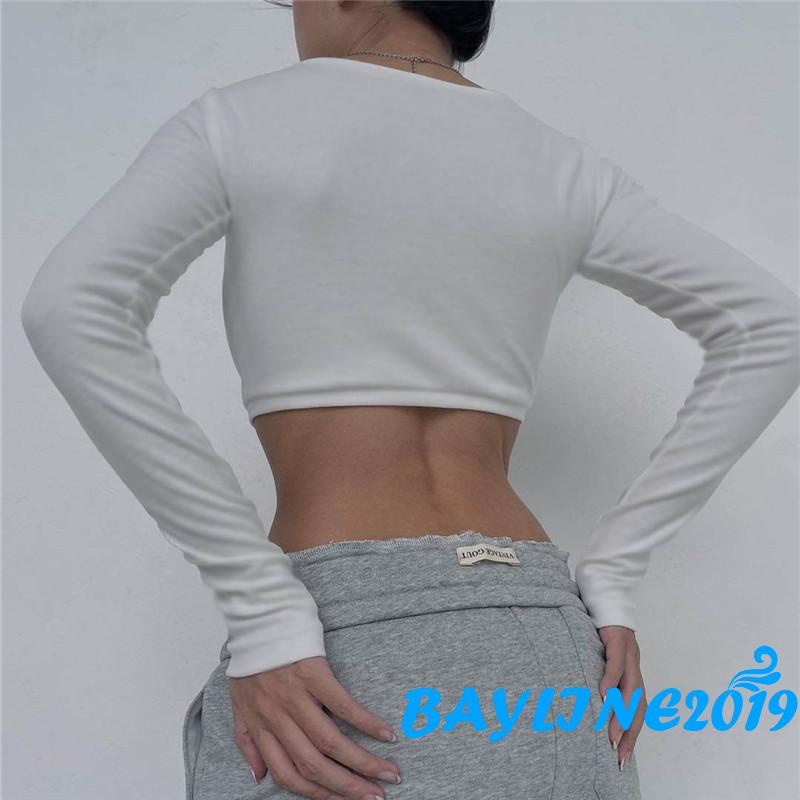Bộ áo liền quần tay dài cổ vuông màu sắc đơn giản dành cho nữ
 | BigBuy360 - bigbuy360.vn