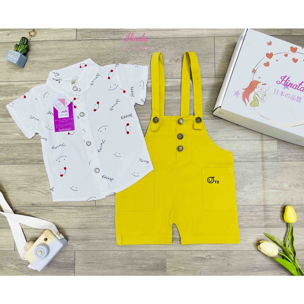 Set đồ bé trai HINATA - Đạt tiêu chuẩn Oeko-Tex Standard 100 BF55