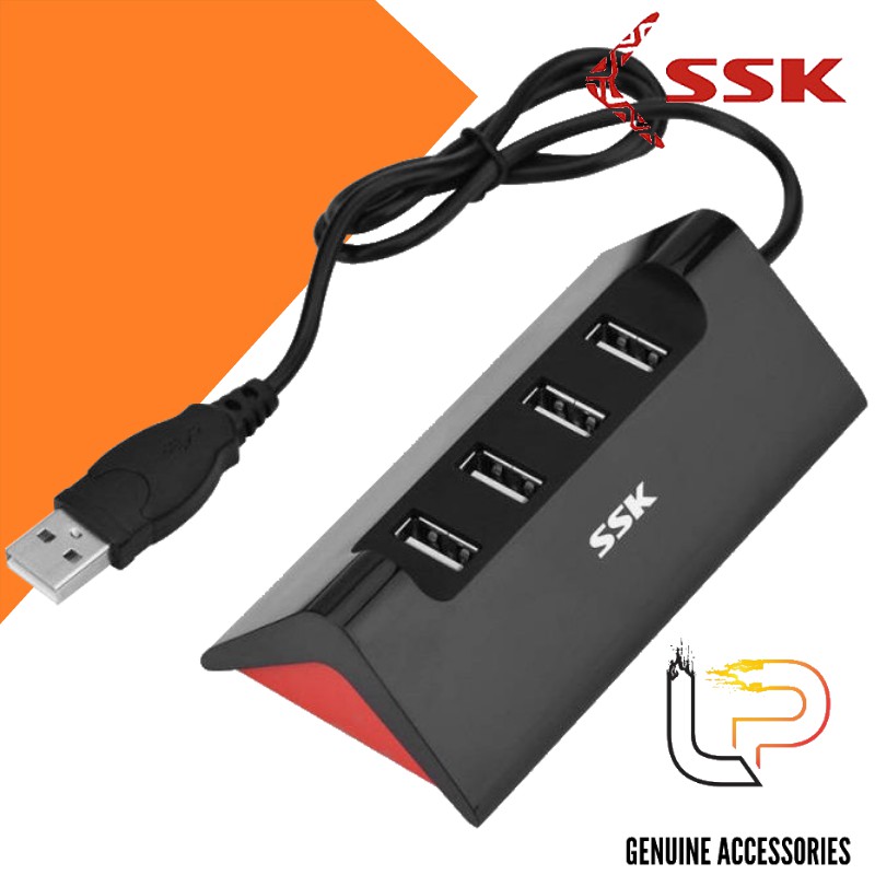 Hub chia USB 1 ra 4 SSK SHU 830 - Bộ Chia cổng USB 1 ra 4 SSK SHU 830