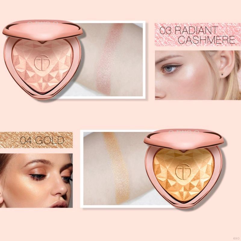 [Hàng mới về] Phấn bắt sáng thương hiệu O.TWO.O với thiết kế vỏ hình trái tim dễ thương | BigBuy360 - bigbuy360.vn