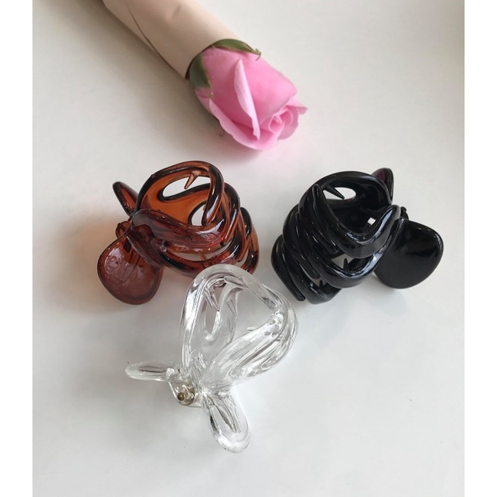 Set 3 Kẹp tóc càng cua Thái Lan thanh lịch dành cho nữ No.100147