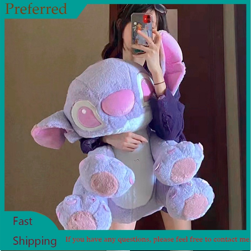 Búp Bê Nhồi Bông Hình Stitch Dễ Thương Trang Trí Nhà Cửa