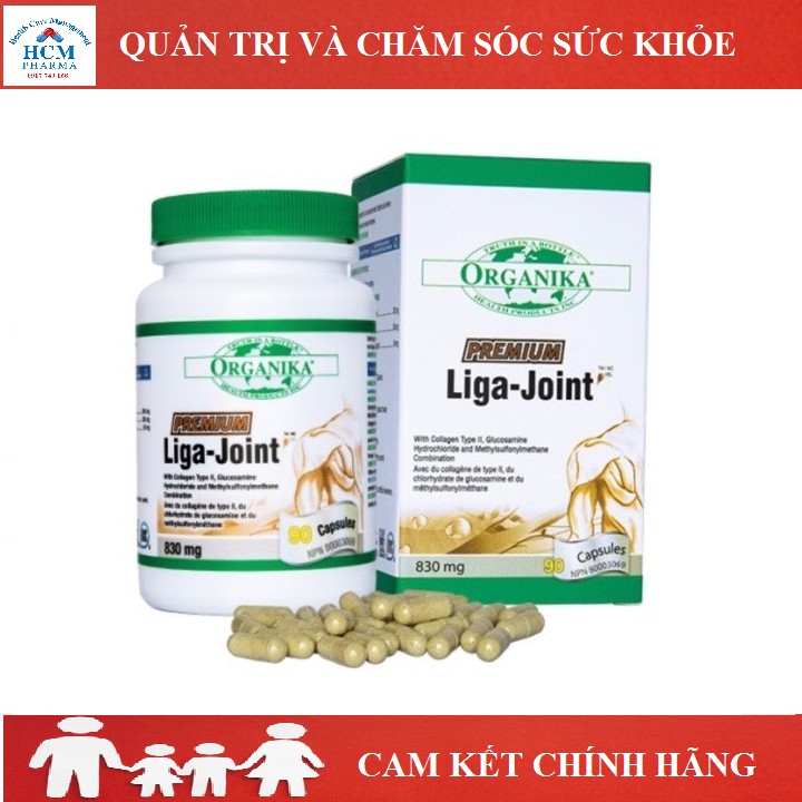 Hỗ trợ điều trị đau nhức xương khớp ORGANIKIA LIGA JOINT 90V - Bổ Khớp, không đau dạ dày
