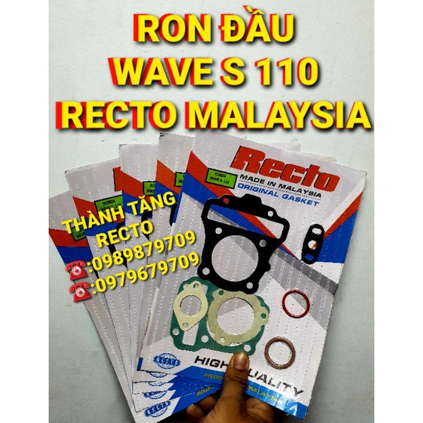 RON ĐẦU HONDA WAVE S 110 RECTO MALAYSIA