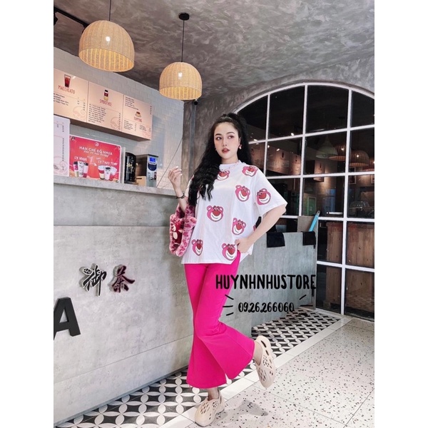 SET QUẦN ỐNG RỘNG BÁO HỒNG TÚI ZIP COTTON