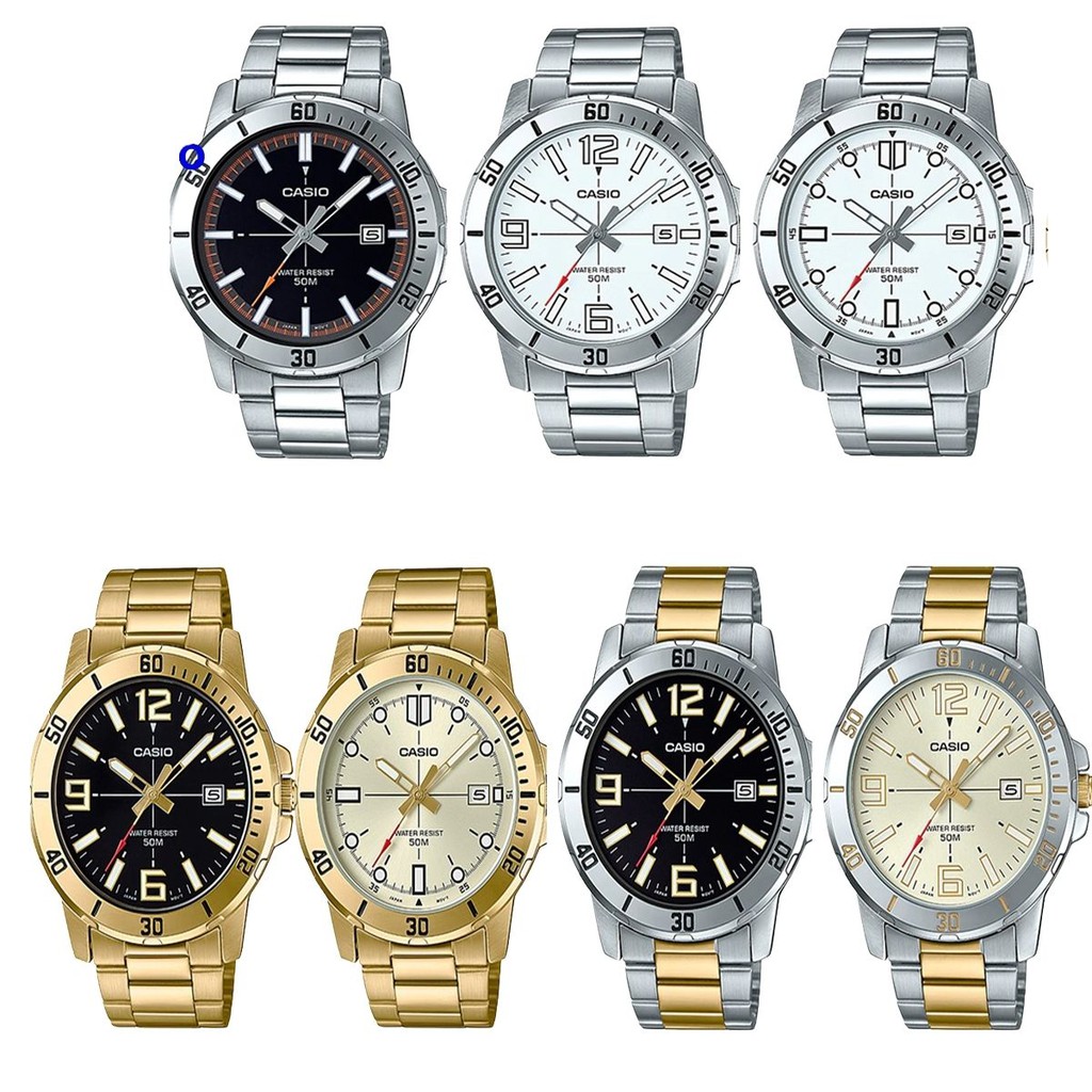 Đồng hồ nam Casio MTP-VD01 MTP VD01D MTP VD01G MTP VD01SG bảo hành 1 năm chính hãng