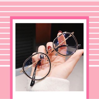 Kính Gọng Kim Loại Nữ Tròn Có Độ  Mã 015